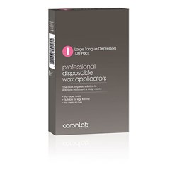 CARONLAB Wax applicators - large - tongue depressor spatula